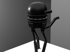 sci-fi droid robot 3D Model