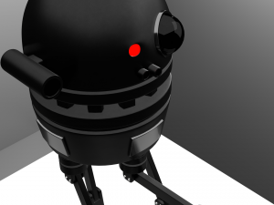 sci-fi droid robot 3D Model