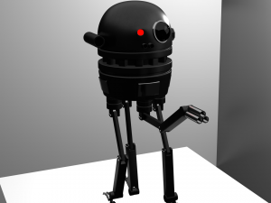 sci-fi droid robot 3D Model