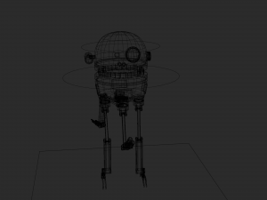 sci-fi droid robot 3D Model