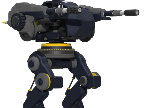 Mecha de combat mobile 3D Модель