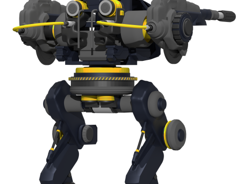 Mecha de combat mobile 3Dモデル