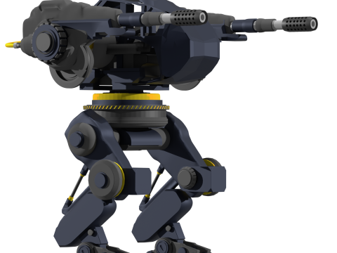 Mecha de combat mobile 3Dモデル
