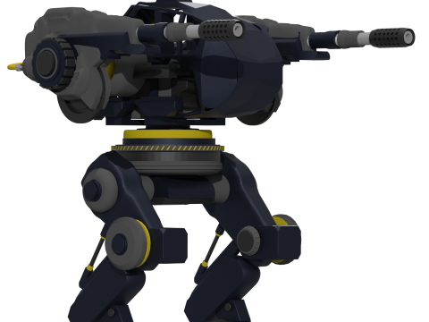Mecha de combat mobile 3Dモデル