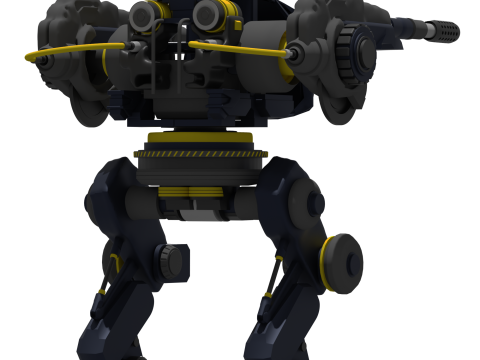 Mecha de combat mobile 3Dモデル