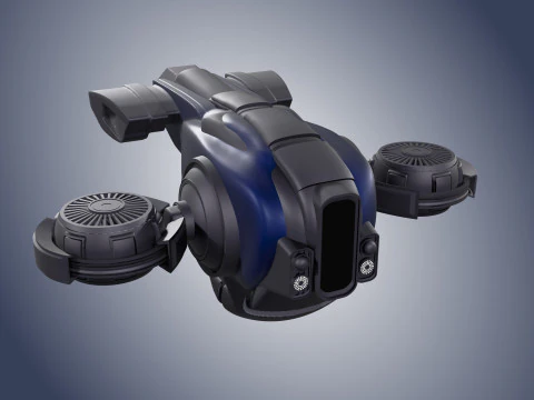 Pack de 3 drones Modles 3D pour impression et projets 3D 3D Model