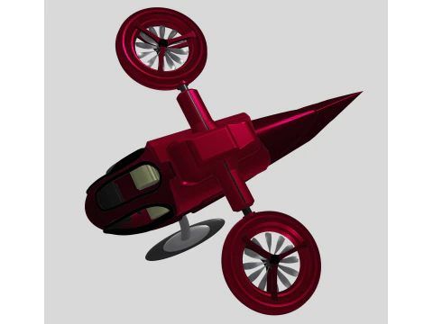 Pack de 3 drones Modles 3D pour impression et projets 3D 3D Model