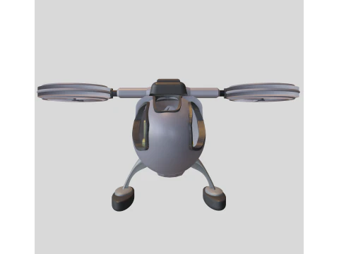 Pack de 3 drones Modles 3D pour impression et projets 3D 3D Model