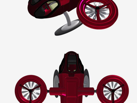 Pack de 3 drones Modles 3D pour impression et projets 3D 3D Model