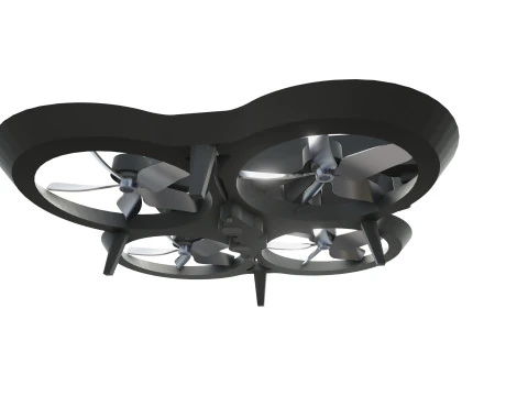 Pack de 3 drones Modles 3D pour impression et projets 3D 3D Model