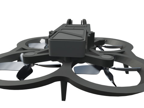 Pack de Drones Futuristes Trois Modles Distincts 3D Модель