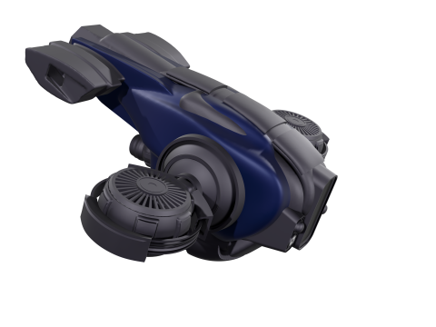 Pack de Drones Futuristes Trois Modles Distincts 3D Модель