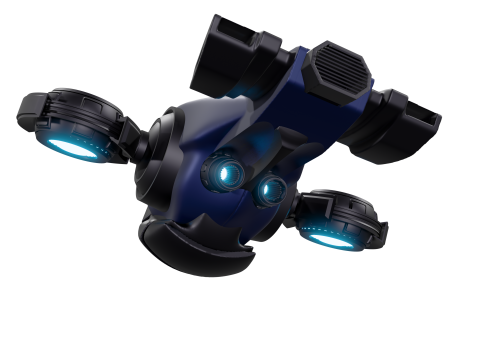Pack de Drones Futuristes Trois Modles Distincts 3D Модель