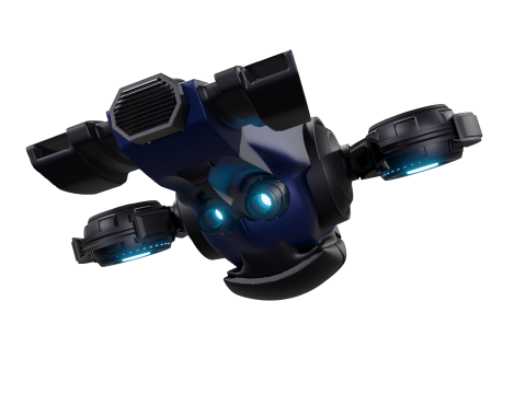 Pack de Drones Futuristes Trois Modles Distincts 3D Модель