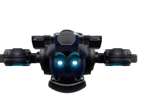 Pack de Drones Futuristes Trois Modles Distincts 3D Модель