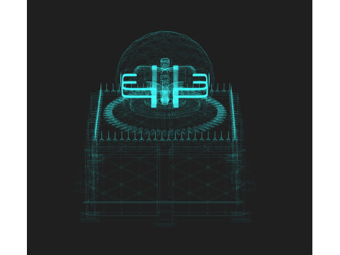 Structure de Dfense Atlas Anti-Missile 3D 模型