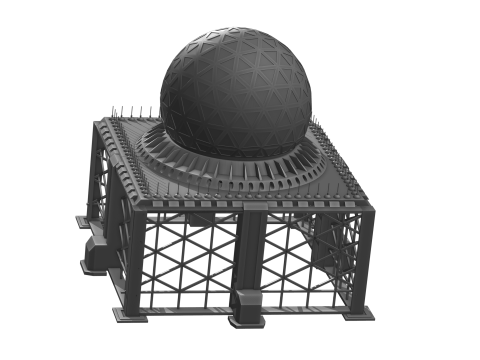 Structure de Dfense Atlas Anti-Missile 3D 模型