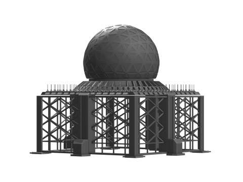 Structure de Dfense Atlas Anti-Missile 3D 模型