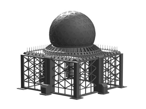 Structure de Dfense Atlas Anti-Missile 3D 模型