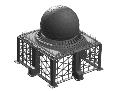 Structure de Dfense Atlas Anti-Missile 3D 模型