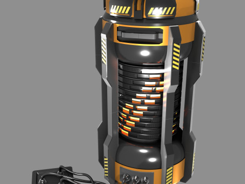 E-CORE ONE self-recharging electric generator 3D 모델