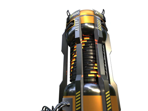 Gerador el&eacute;trico com recarga autom&aacute;tica E-CORE ONE Modelo 3D