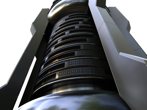 Gerador el&eacute;trico com recarga autom&aacute;tica E-CORE ONE Modelo 3D