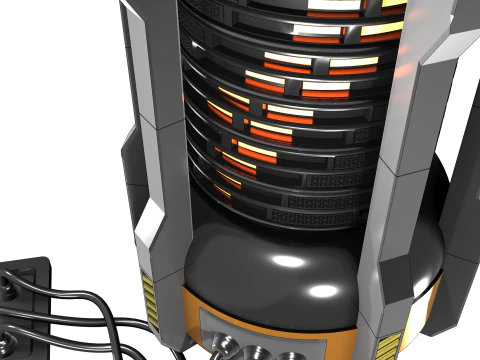 Gerador el&eacute;trico com recarga autom&aacute;tica E-CORE ONE Modelo 3D