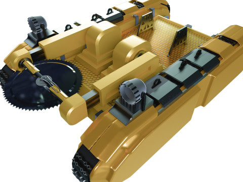Cyber Robot Electric Saw Model 3D