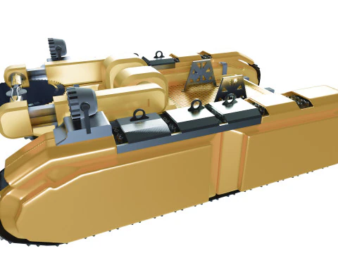 Cyber Robot Electric Saw 3D Model