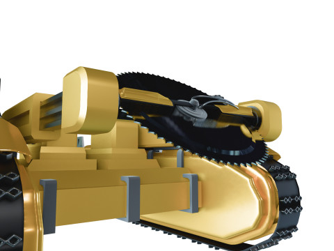 Cyber Robot Electric Saw 3D Model
