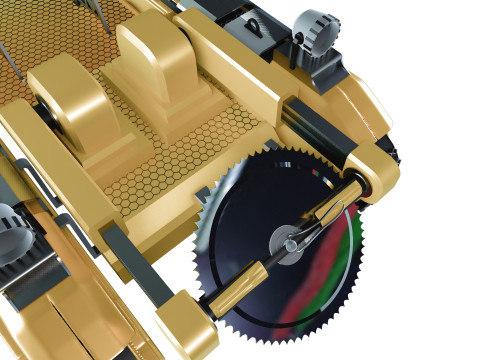 Cyber Robot Electric Saw 3D Model