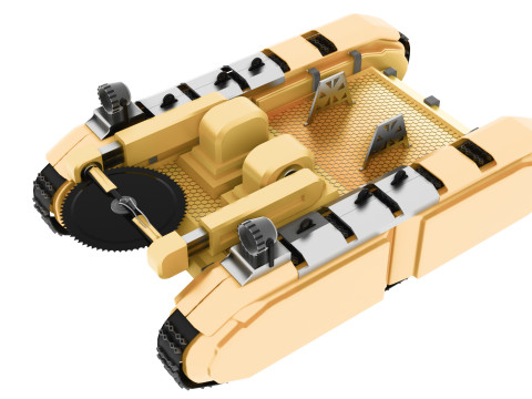 Cyber Robot Electric Saw 3D Model