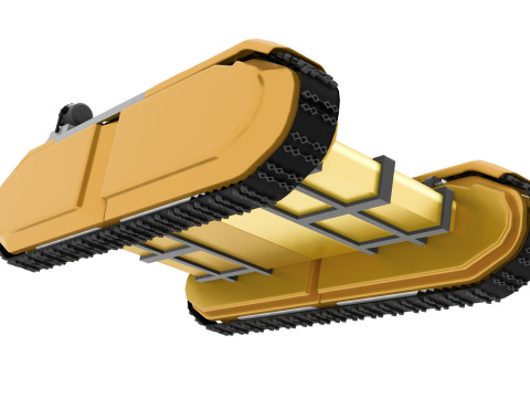 Cyber Robot Electric Saw 3D Model