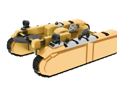 Cyber Robot Electric Saw 3D Model