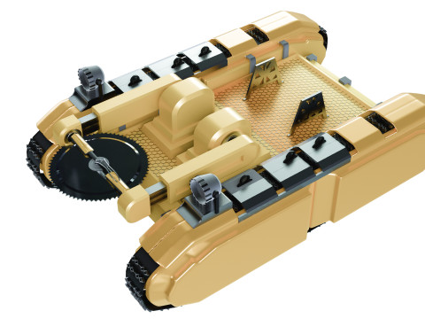 Cyber Robot Electric Saw 3D Model