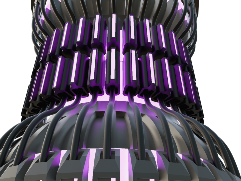 Noyau Energie Quantique 3D 모델