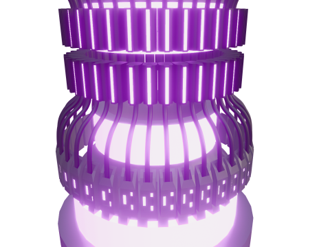 Noyau Energie Quantique 3D 모델