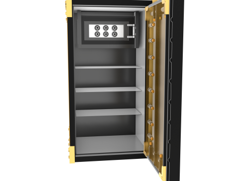 Cyber Coffre-Fort Inviolable Model 3D