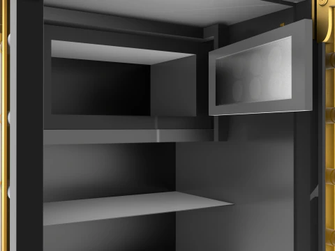 Cyber Coffre-Fort Inviolable 3D Model