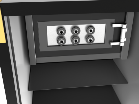 Cyber Coffre-Fort Inviolable Model 3D
