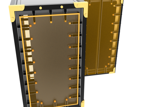Cyber Coffre-Fort Inviolable Model 3D