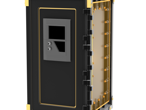 Cyber Coffre-Fort Inviolable Model 3D