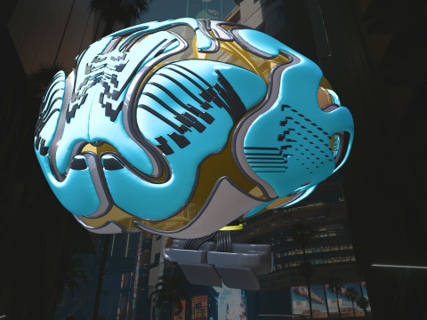 Cyber Brain V4 3D Модель