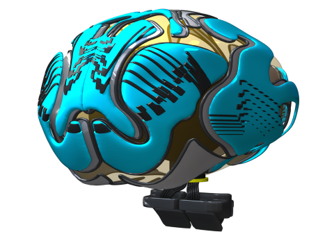 Cyber Brain V4 3D Модель