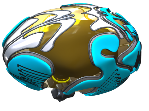 Cyber Brain V4 3D Модель