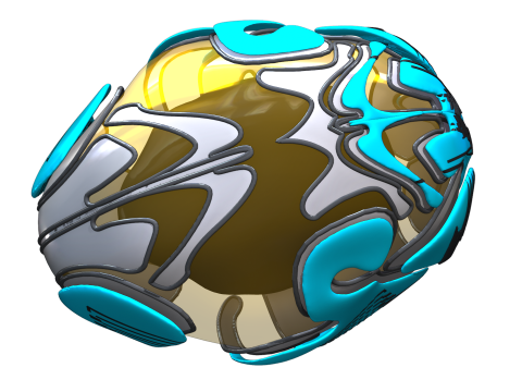 Cyber Brain V4 3D Модель