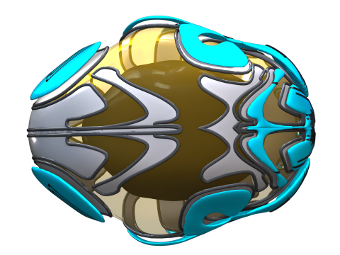 Cyber Brain V4 3D Модель