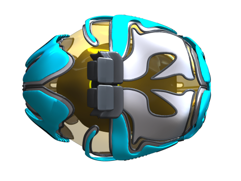 Cyber Brain V4 3D Модель