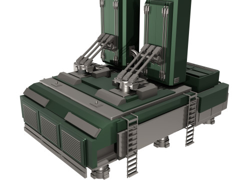 Dme de Dfense Anti-Missile Atlas-A Modello 3D